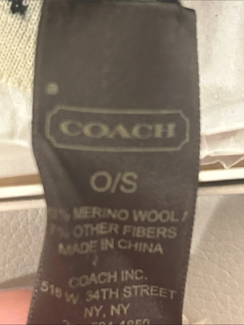 Coach Black Lurex Knit Gloves with Signature Pattern Cuffs - Picture 9 of 11